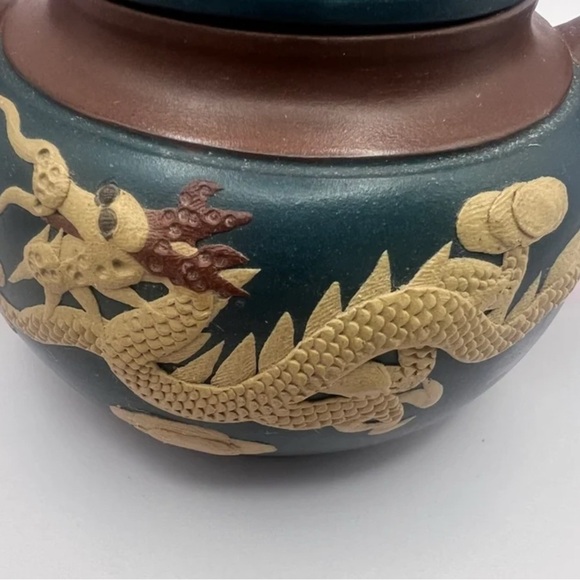 Vintage Yixing Zisha Clay Teapot – Handcrafted Chinese Purple Sand Pot - Picture 7 of 10